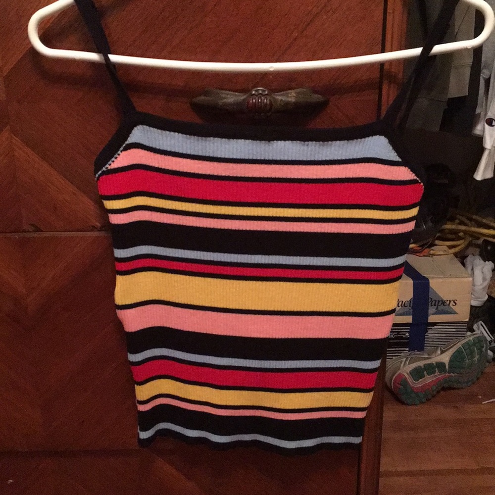 A colorful tank/ crop top